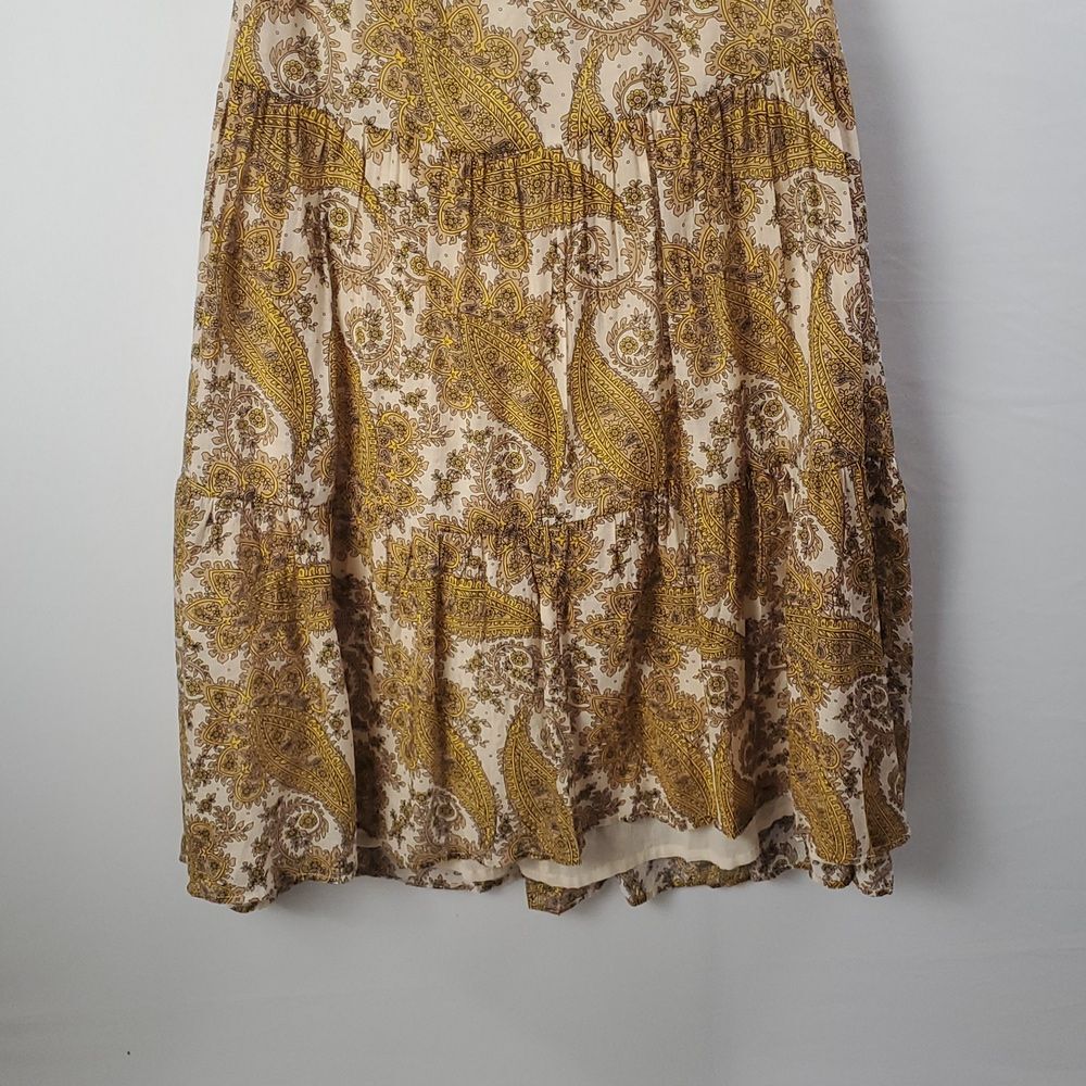 Free People MINKPINK Sistan Belted Midi Paisley Skirt Sz S, Boho Gypsy Festival - Picture 3 of 15